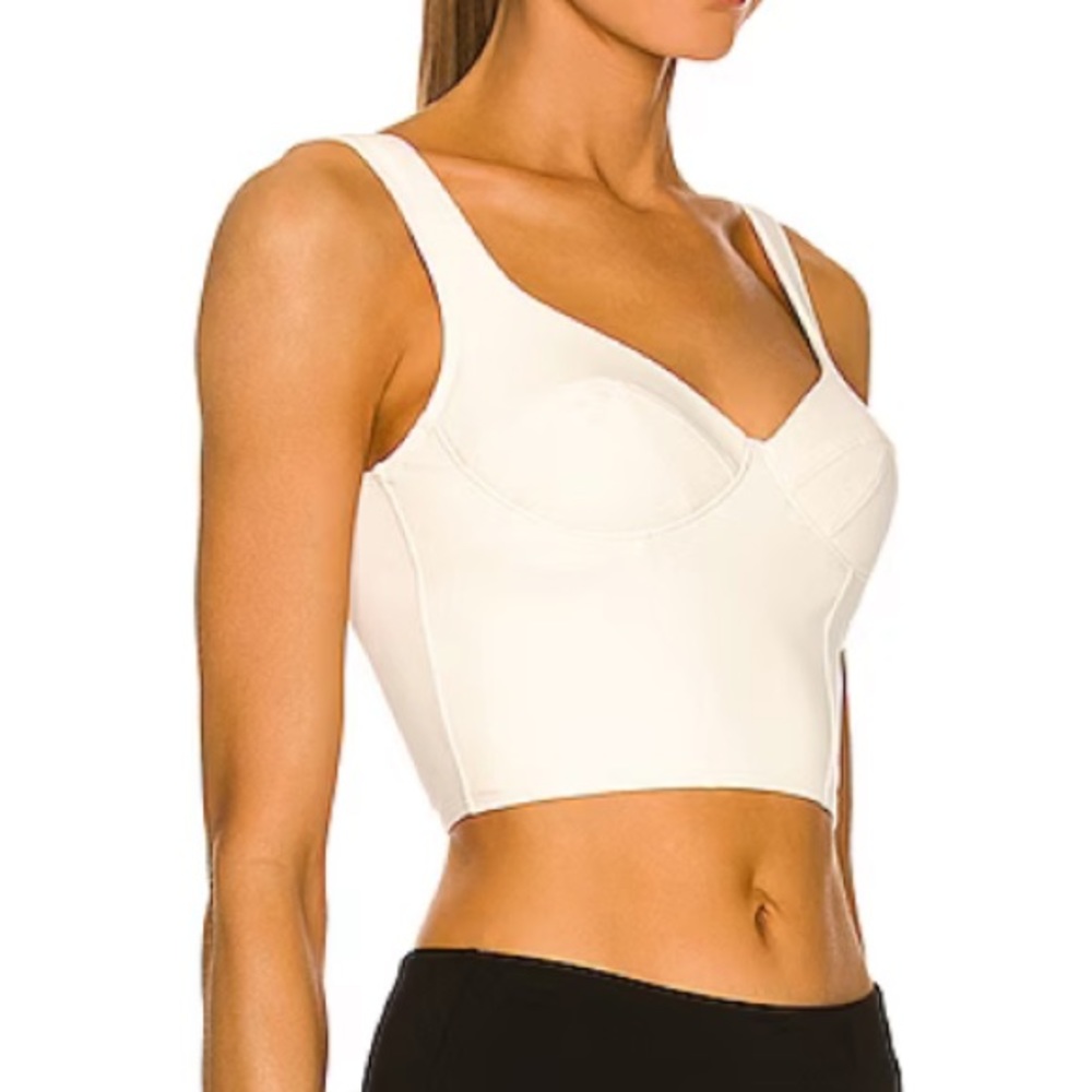 Ernest Leoty Jade crop top